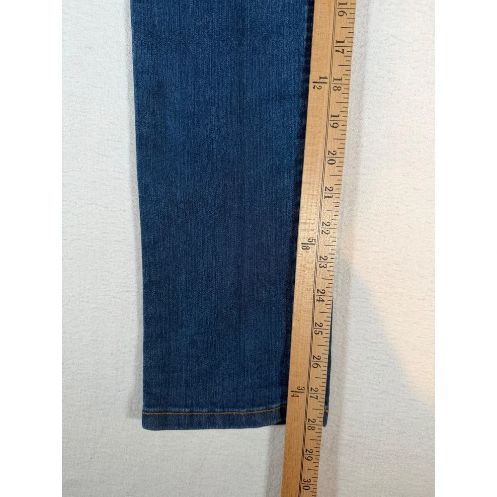 The Childrens Place Girls Super Skinny Jeans Blue Dark Wash Size 14 Adjustable